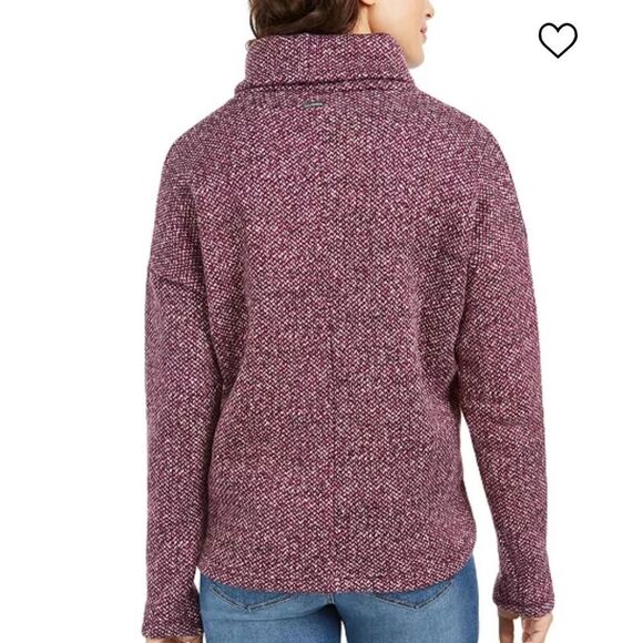 Columbia Chillin Fleece Purple Turtleneck Sweater Size L - Picture 2 of 6